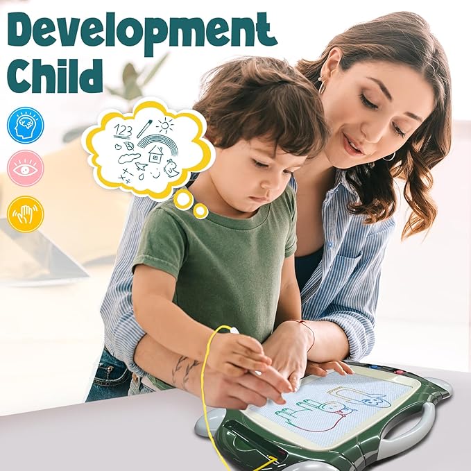 Magnetic Drawing Board, Toddler Toys for Age 1 2 3 Boys Girls, Toddler Drawing Board, Birthday Easter Christmas Halloween Kids Toy Gifts for Boys and Girls