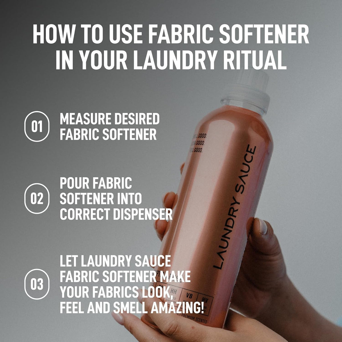 Laundry Sauce - Laundry Fabric Softener (Egyptian Rose) Luxury Fragrance, Softens & Preserves Fabric, Reduces Wrinkles, 19 Fl Oz