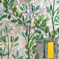 Niviy Window Privacy Film Stained Glass Window Film with Installation Tools, Rainbow Windows Decorative Decals Non-Adhesive Reusable for Home, Bathroom, Glass Door (Leaf Rainbow, 17.5 x 118 in)