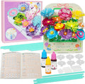 Arts and Crafts for Kids, Paper Flowers Science Kit Magic Dyeing Flowers Crafting Color Changing Art Project Class Group Activities, Gifts for Birthday Thank You Christmas, Toys for Ages 5-12yrs
