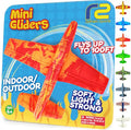Airplane Toy Foam Glider Plane for Kids - Best Outdoor Toys for Boys & Girls - Kids Stocking Stuffers for Boys & Fun Flying Gliders Easy Throwing Air Planes - Great Gifts for Age 4 5 6 7 8 9 Year Olds