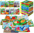 Dr.Rapeti Soft Cloth Books Baby Books Bath Books 8-Pack for Baby Infant Toddler Kid Crinkle Washable Chewable Early Educational Preschool Learning Giftable