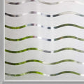 LEMON CLOUD Window Film for Privacy and Light Protection，Non Adhesive Removable Glass Covering Opaque Window Sticker Self Static Cling Vinyl Glass Film for Home Office (35.4 x 78.7 Inch,Wavy)