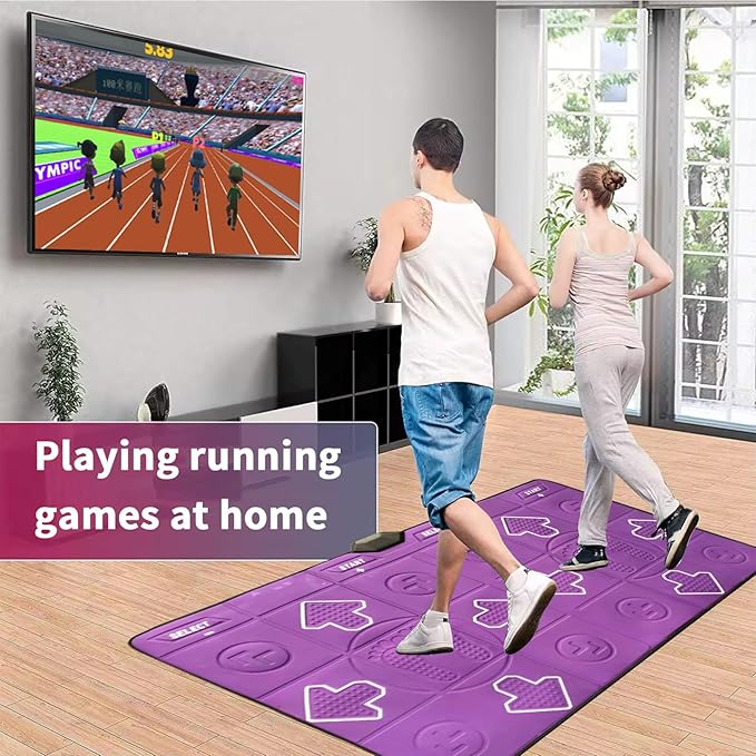 Dance Mat for Kids and Adults, Double User Wireless Dance Pad Game for TV, Exercise Dancing Mat for Family Games,Gifts Ideas for Girls and Boys