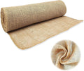 40InX82FT Burlap Rolls Multipurpose Jute Burlap Fabric for Garden Tree Wrap Outdoor Weed Barrier Protection for Plant Shrubs DIY Craft Projects and Party Decor