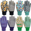Kids Gardening and Garden Gloves for Toddler,Children's Yard Work Glove,Gift,Cute Pattern,Age3-8