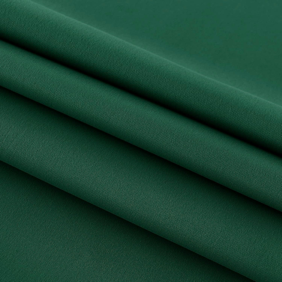 DWCN French Door Curtains – Rod Pocket Thermal Blackout Curtain for Window/Patio Doors/Doorways/Classroom/Kitchen for Privacy, 25W by 40L Inches, 1 Panel with Tieback, Hunter Green