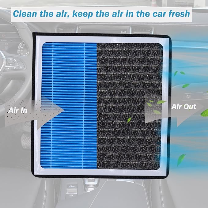 CF10285 Cabin Air Filter Compatible with 2010 2011 2012 2013 2014 2015 2016 2017 2018 2019 2020 Toyota 4Runner RAV4 Tundra Camry Corolla Prius Sequoia Sienna Avalon Accessories Cabon Air Filters