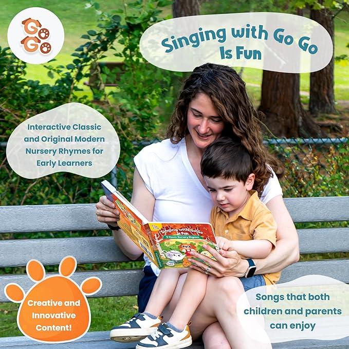 GO GO Creative Nursery Rhymes: Nursery Rhyme Books, Sound Books, 9 Songs, Musical Books for Toddlers 1-3, Talking Books for Toddlers 1-3, Music Books for Toddlers 1-3, Baby Music Book