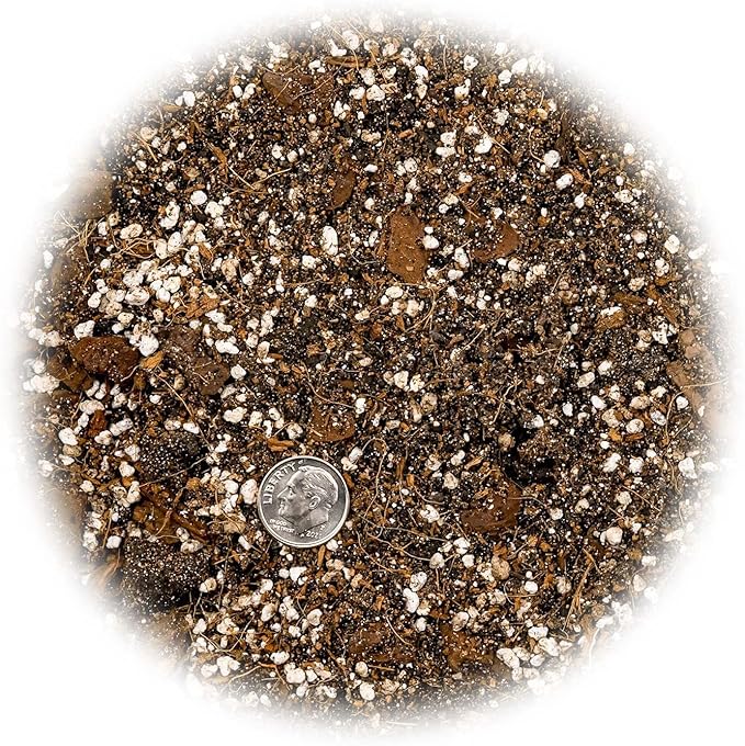 Gardenera's Peace Lilies Potting Mix - Ensure Peace Lily Health with Gardenera's Expertly Blended Soil Mix [5-Quart Bag]