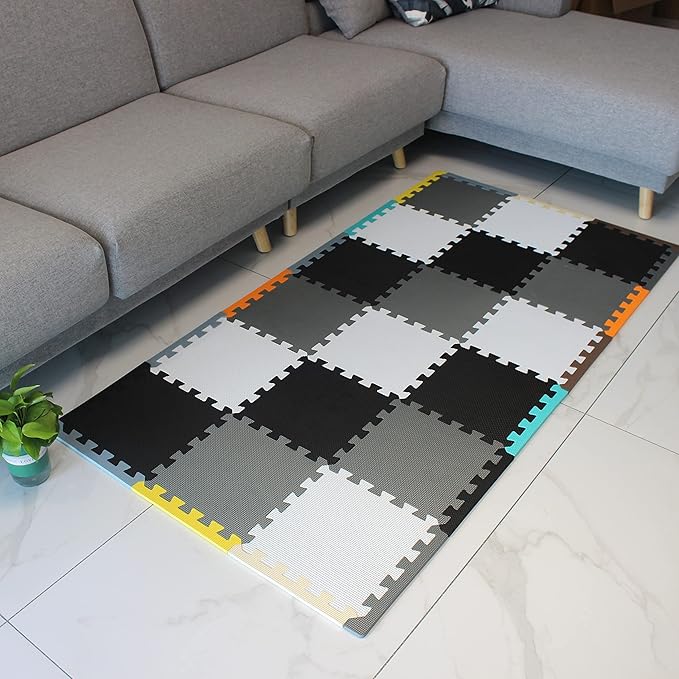 MQIAOHAM® 18Pieces Long Edges (for 18/20 Pieces Puzzle Play mats)