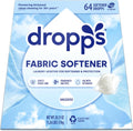 Dropps Laundry Fabric Softener Pods, Unscented (64 Count) - Fabric Softener Liquid Pods for Fluffy, Soft Fabrics - HE Compatible Mineral Based Ingredients Laundry Supplies
