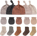 Baby Hats Mittens and Socks Set Cotton Newborn Hat Beanie Soft Infant Girls Boys Caps Gloves 0-6 month