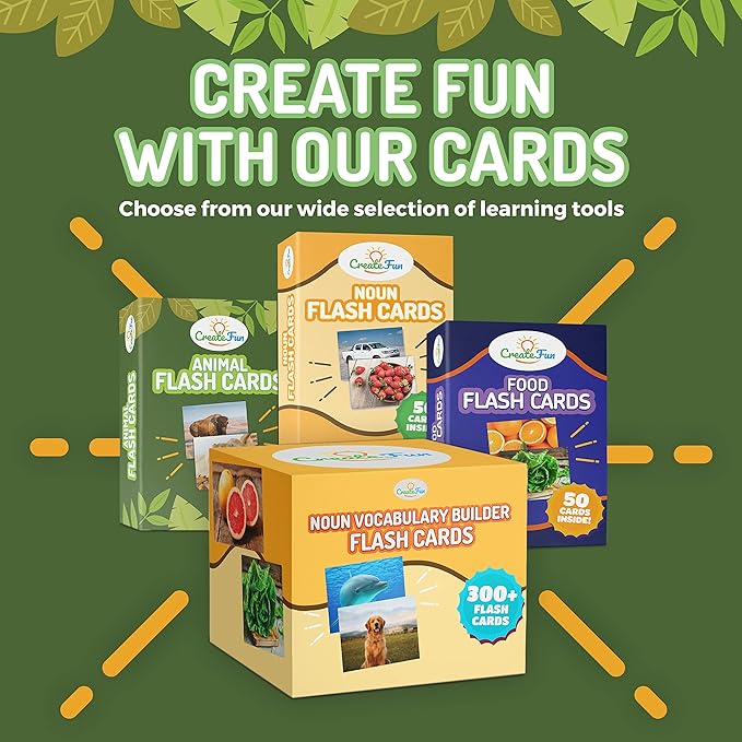 50 Animal Flash Cards - Realistic Photo Cards - Fun Vocabulary Builder for Autisim, Speech Therapy, ESL, Occupational Therapy - Montessori Educational Games for Preschool Kids Learning Activity