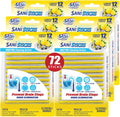 SANI 360° Sani Sticks Drain Cleaner and Deodorizer | Non-Toxic, Enzyme Formula to Eliminate Odors and Helps Prevent Clogged Drains | Septic Tank Safe (72 Count, Lemon)