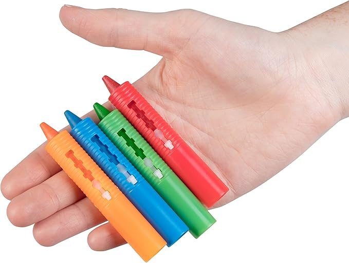 Bath Crayons Super Set - Set of 24 Draw in the Tub Colors with Bathtub Storage Mesh Bag -Non-Toxic, Safe for Children, Won't Disintegrate in Water -Art Project for Kids and Toddlers, Fun Gift for Kids