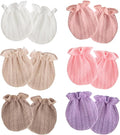 Newborn Baby Mittens No Scratch Cotton Elastic Wrist Gloves Infant Toddler Mittens for Baby Boy Girl 0-6 Months