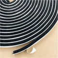 Weather Stripping Brush for Sliding Windows/Doors Frame Side,Pile Self Adhesive Weatherstrip Seal Strip Sealer Draft Stoppers (33ft x11/32 Backing x 3/16 Brush inch, Black)