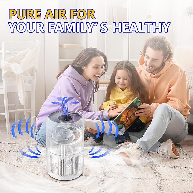Core 300 Replacement Filter for LEVOIT Core 300S and Core 300-P Air Purifier, 3-in-1 H13 True HEPA Filter Replacement, Compared to Part # Core 300-RF, 2 Pack, White, By Improvedhand