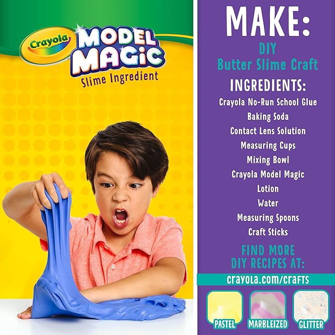 Crayola Model Magic - White (75ct), 1oz Modeling Clay Alternative, Molding Air Dry Clay for Kids, Bulk Art Supplies, Must Have Teacher Classroom Essentials