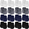 Newcotte Adjustable Baby Mittens No Scratch Newborn Cotton Breathable Gloves Warm Baby Mitts for Boys