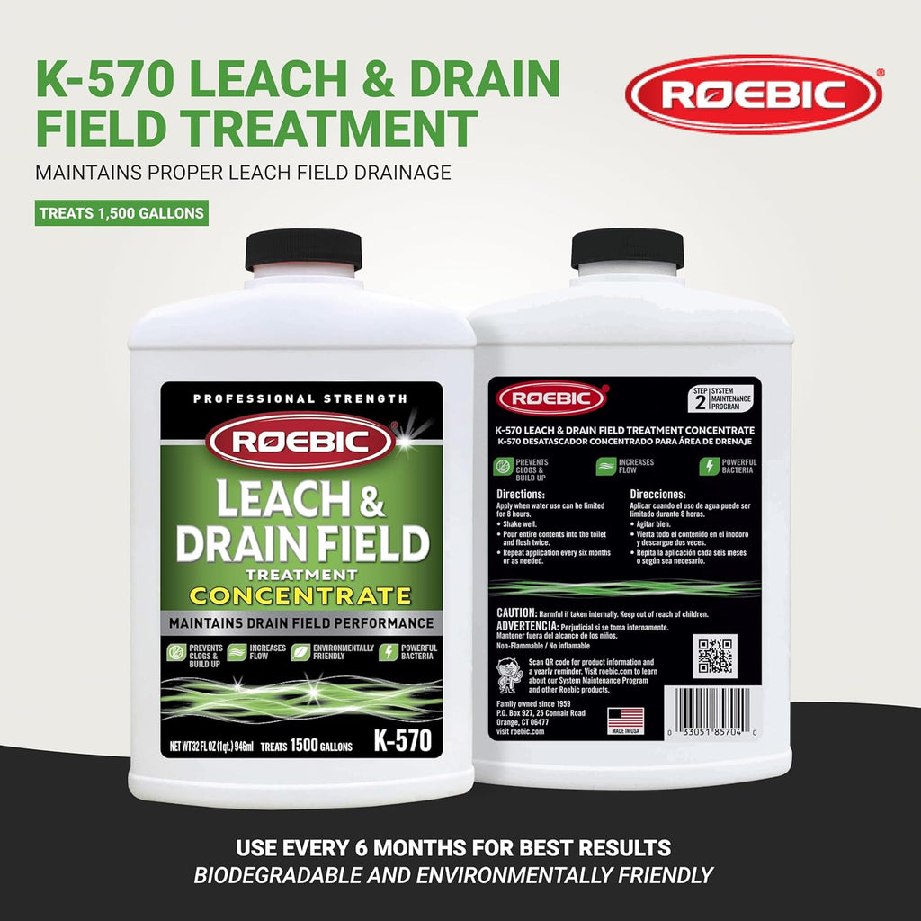 Roebic K-570-Q 32-Ounce Leach And Drain Field Opener Concentrate