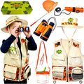 Bug Hunting Kit, Vest, Hat, Binoculars, Lg. Net, Bug Container, Whistle, Flashlight, Magnifier, Thermostat, Compass, Tweezers