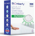 Waterproof Mattress Protector by Slumberfy | Hypoallergenic Bamboo Mattress Protector | Natural + Breathable Jacquard Fabric | Cal King Mattress Cover – 72x84”