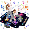【Upgraded】KIZJORYA Dance Mat for Kids, Electronic Light-up Dance Pad with Wireless Bluetooth 5 Speeds 9 Levels, Dancing Mat for Toddlers Music Game Dance Toy for Girls Boys 3 4 5 6 7 8 9 10+ Year Old