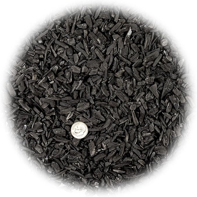 GARDENERA Horticultural Charcoal for Indoor Plants [2-Quart Bag] Black Diamond Soil Amendment for Orchids, Terrariums, and Gardening
