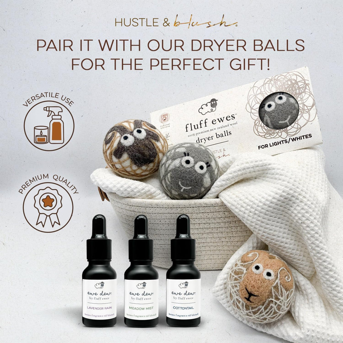 Laundry Essential Oils for Dryer Balls 15ml Meadow Mist - Blend of Laundry Fragrance Oil and Essential Oils Wool Balls, Compact & Multi-Use Essentials Oil