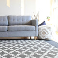 Cushmat Stylish Reversible Foam Play Mat (Large, Luxe Play - Charcoal Star) - Soft, Waterproof, Durable Play mat for Infants, Babies, Toddler, Kids & Grownup - 6.5ft x 4.5ft