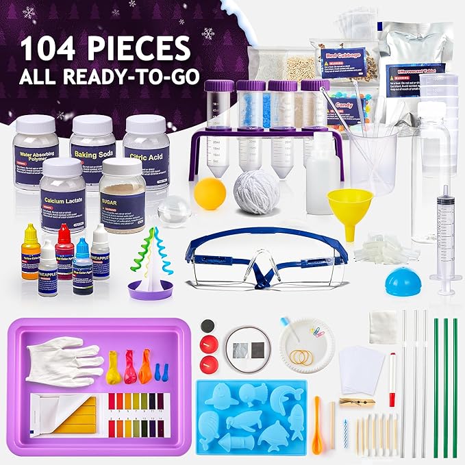 Japace 100+ Experiments Science Kit for Kids, Cool Boy Christmas Birthday Gift Ideas, Chemistry and Physics Set STEM Toys for Boys Girls