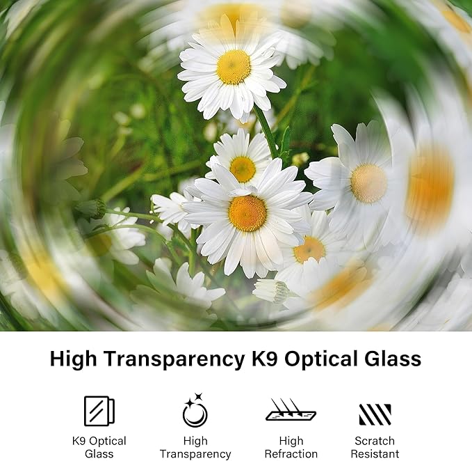 Walking Way 67MM Whirlpool Camera Effects Filter, Tunnel Vision Spiral Halo Prism Lens Filter with Vortex and Circular Halo Frame Effect for Camera Lens
