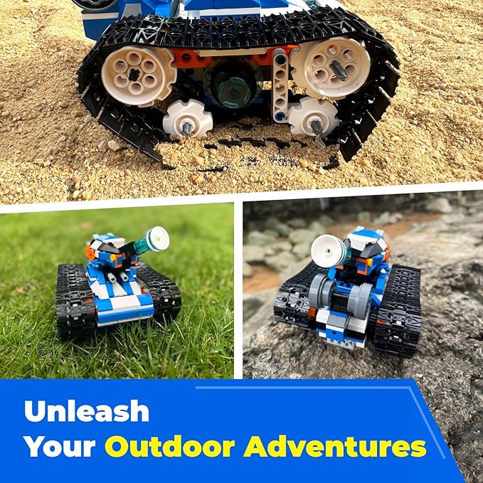 STEM Robot Toy 6-in-1 Robot Building Kit for Boys Age 8-12, APP Remote Control STEM Coding Toys, Educational Robotics Gifts for Boys Girls Kids Ages 7 8 9 10 11 12 (480 Pieces)