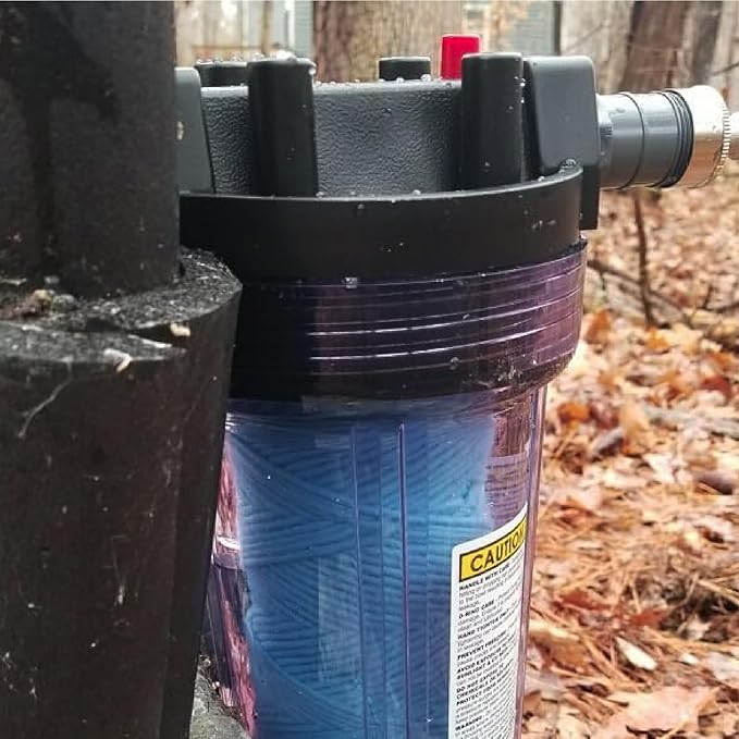 The Sulfur Eliminator Iron Buster Replacement Well Water Filter, Designed For Sulfur Eliminator Deluxe, Can be Used with Any Standard Whole House Canister System, Specialized Iron & Sediment Filter