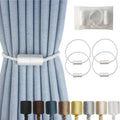 Magnetic Curtain Tiebacks 4 Pack White Curtain Rope Tieback Curtain Holders for Drapes Modern Tie Backs Decorative Curtain Holdbacks