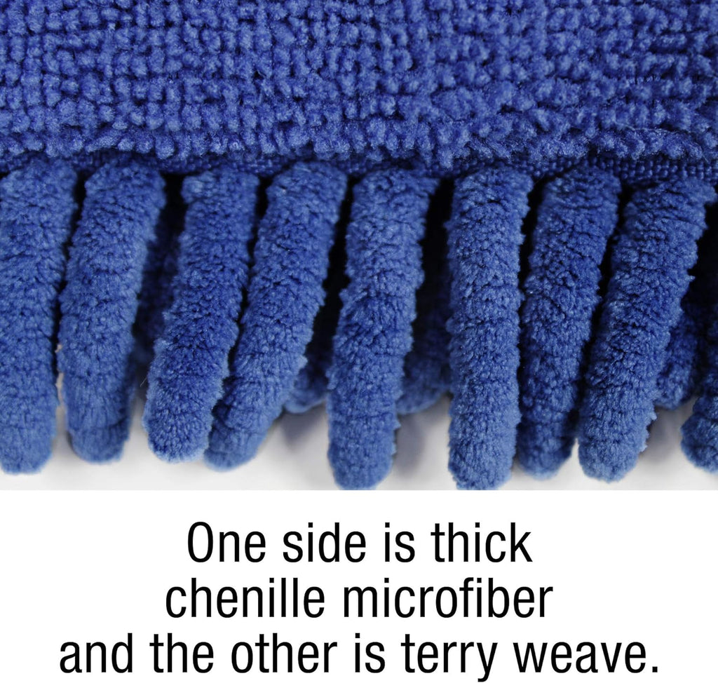 CleanAide Handheld Reusable Microfiber Flex Duster – Bendable, Lightweight, Dust Cleaner for Blinds, Shutters, Radiators, Electronics, Glass, Hard-to-Reach Areas – Machine Washable, 20”, Blue
