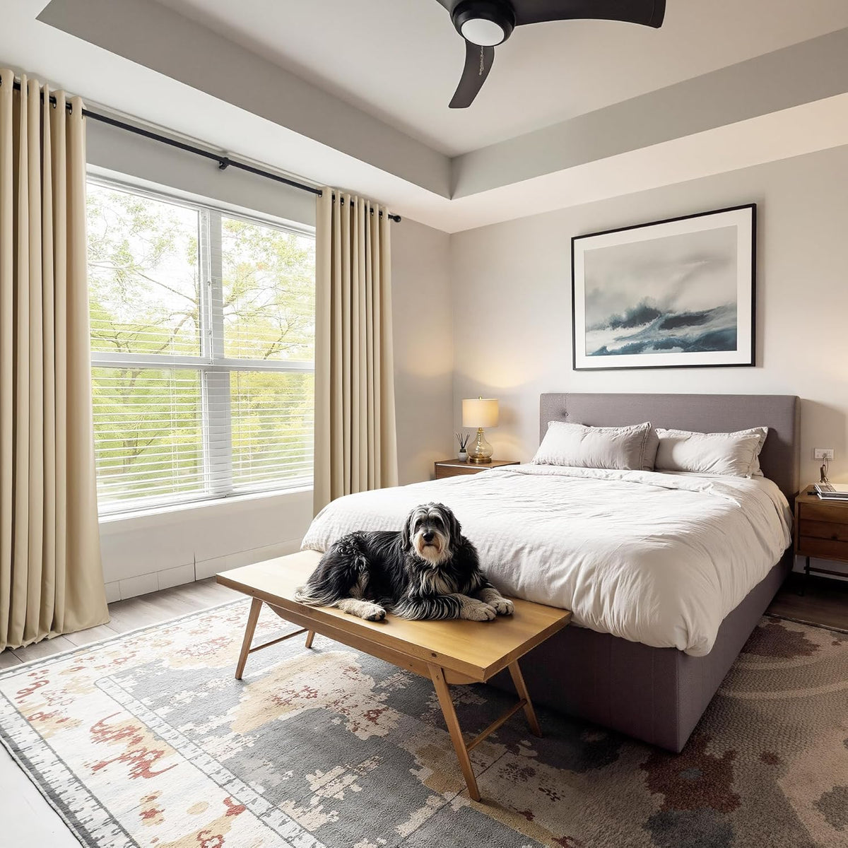 PONY DANCE 30 Inch Length Curtains - 2 Panels Blackout Thermal Insulating Small Curtain Tiers for Bathroom with Top Grommet (Biscotti Beige, 29 Inch Width)