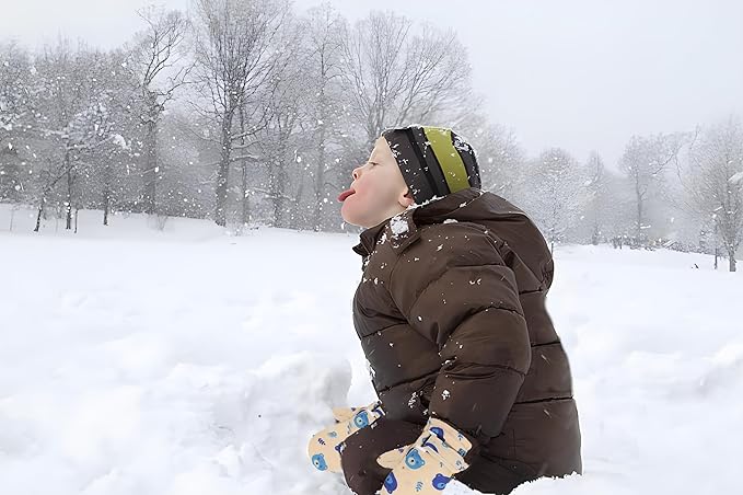Toddler Gloves Kids Mittens Winter Warm Lined Fleece Gloves Waterproof Snow Baby Mitten for Boys Girls