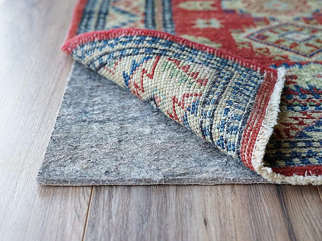 RUGPADUSA - Dual Surface - 5'x7' - 1/4" Thick - Felt + Rubber - Non-Slip Backing Rug Pad - Safe for All Floors