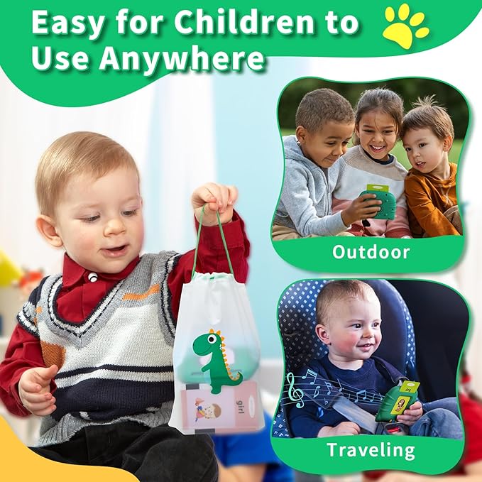 Toddler Toys Talking Flash Cards for 1 2 3 4 5 6 Year Old Boys and Girls, Autism Sensory Toys for Autistic Children, Learning Educational Montessori Speech Therapy 248 Sight Words Kids Gifts
