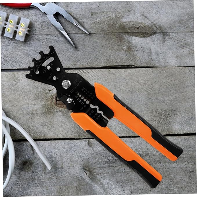Veemoon Professional Electrician Tool Multi-function Manual Metal Bender Wire Stripper Universal Pliers for Home Improvement Construction Electrical Wiring