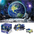 Jumbo Floor Puzzle for Kids Ages 4-8,Space Earth Jigsaw Puzzles,48 Piece Astronaut Large Puzzles for Toddler Ages 3-5,Preschool Learning Planets Earth Toys Christmas Birthday Gift for Boys Girls