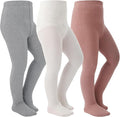 Girls Tights Seamless Toddler Stockings Tights Soft Cotton Cable Knit Baby Girl Tights Leggings 4-12 Years