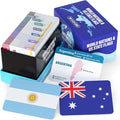 Countries of The World Flashcards – 290 Country & US States Complete with Capital, Continent, Flag & More – Educational Geography Flash Card Game Gift for Kids, Family & Adults [Updated August 2024]
