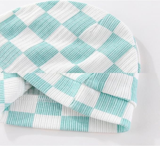 Newborn Baby Boy Girl Caps Mittens Socks Set Cotton Baby Essentials Accessories (Hats+Gloves+Socks)