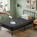 BEDLORE Waterproof Twin XL Mattress Protector, Noiseless Mattress Cover with Stretchable Pockets for 6-15 inches Mattress,Soft Breathable Mattress Pad College Dorm Size for Back to School (Dark Gray)