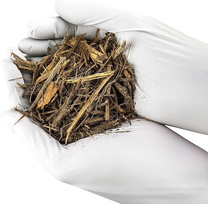 Gardenera Organic Natural Mulch Cover - Create an Eco-Friendly Garden with Natural Weed Control - 20 QUARTS