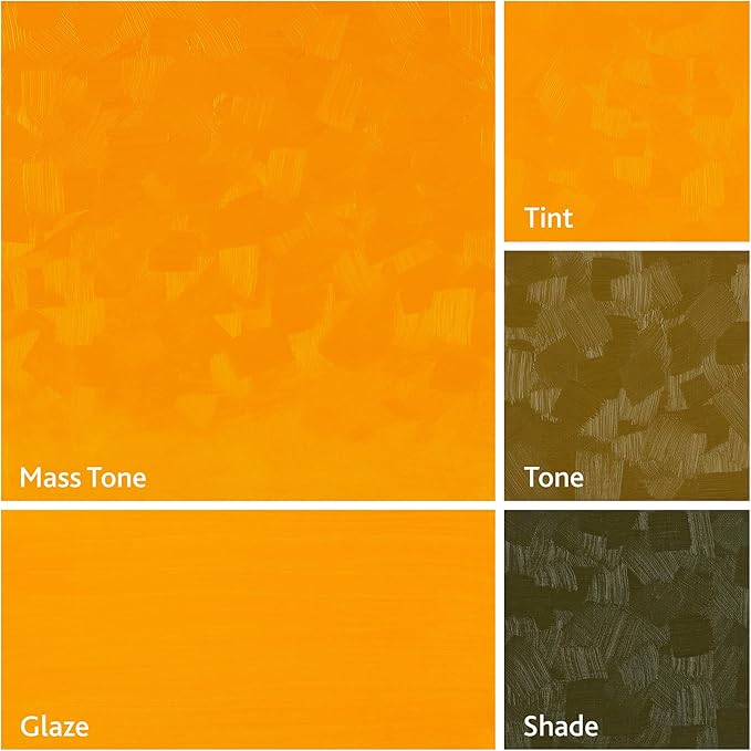 Tusc & Pine Artist Oil Paint - Permanent Yellow Deep, 40 ml, Non-Yellowing, Rich & Creamy Consistency, Maximum Pigment Load, Small Batch Milled Oil Paints Made in the USA for Professional Artists